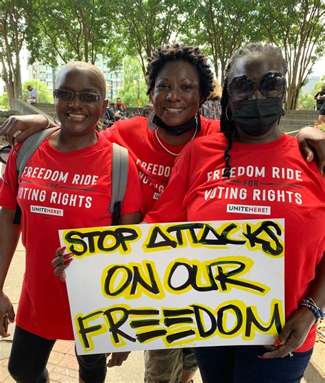 Freedom Ride for Voting Rights – Ebenezer Church – June 21, 2021