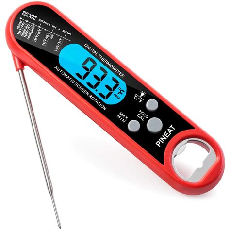 Pineat Digital Instant Read Meat Thermometer 2019 Upgraded Two Handed