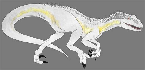 Albine Strike Indoraptor Albino Parasaurofobic Jurassic Park Amino