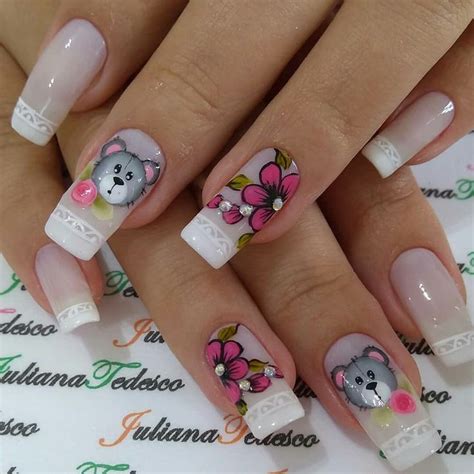 Selecciona el departamento que quieras buscar. Uñas bonitas | Uñas decoradas con muñecos, Manicura de ...