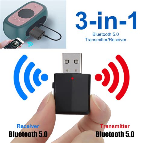 Bluetooth 50 Audio Transmitter Receiver Eeekit 3 In 1 Portable