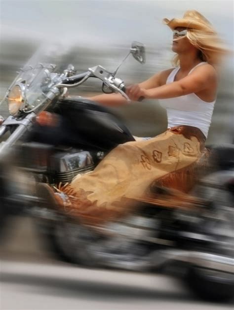 Steel Cowgirl Motorcycle Girl Lady Riders Biker Girl