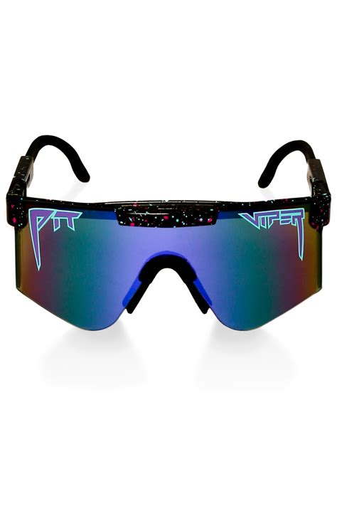 Viper sunglasses & eyewear for men. The Night Falls | Black and Purple Pit Viper Sunglasses ...