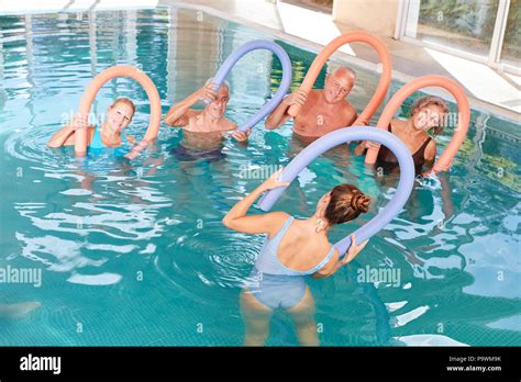 Old People Water Aerobics Hi Res Stock Photography And Images Alamy