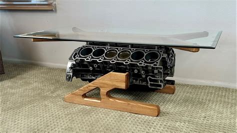 Watch And Learn How To Build This V12 Coffee Table With Moving Pistons
