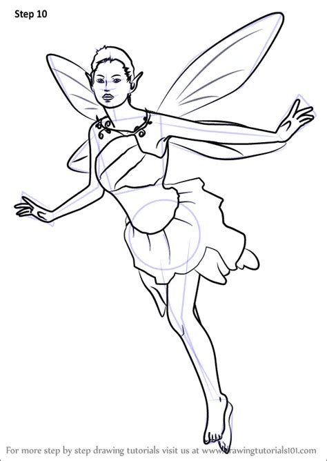 Learn How To Draw A Fantasy Fairy Angels Step By Step Drawing Tutorials