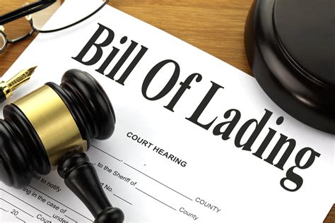 Bill Of Lading Free Of Charge Creative Commons Legal 1 Image