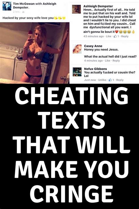 Cheating Texts That Will Make You Cringe Cheating Texts Cheating Texts