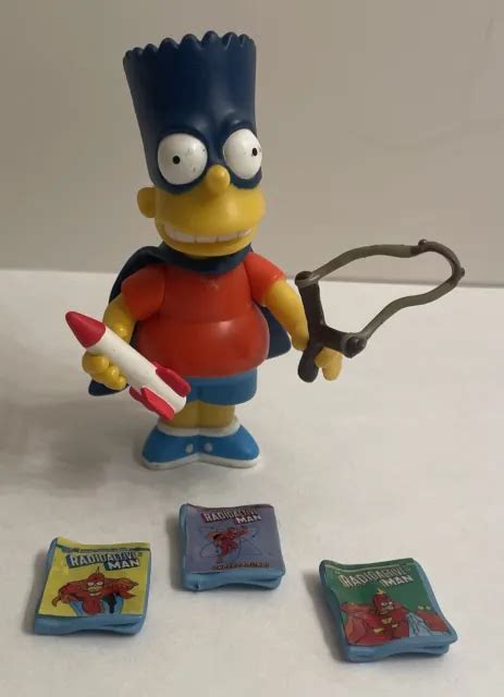 Bartman The Simpsons Playmates Wos Series 5 Super Hero Action Figure Complete 1399 Picclick