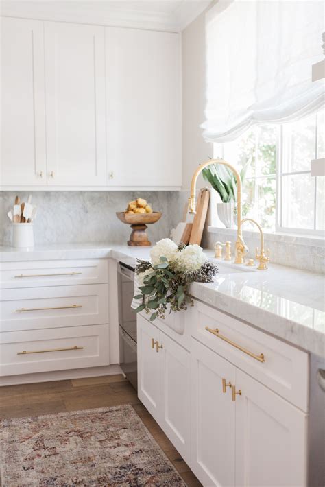 The 10 Best Kitchens On Pinterest With Gold Hardware Living After Midnite