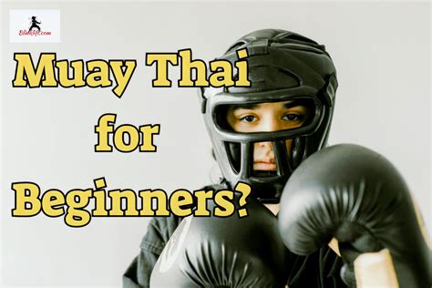 how to start doing muay thai without prior experience blinklift