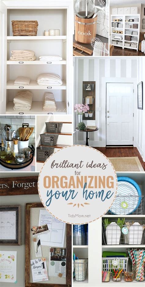 Brilliant Ideas For Organizing Your Home Tidymom®