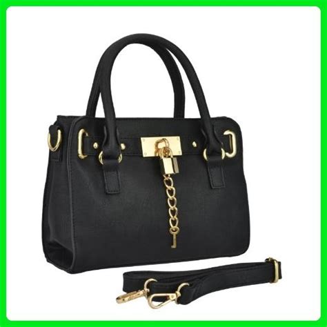 Mg Collection Nerys Top Handle Office Tote Style Mini Purse Black One