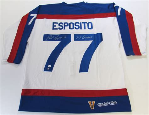 Maybe you would like to learn more about one of these? Lot Detail - Phil Esposito Signed NY Rangers Jersey