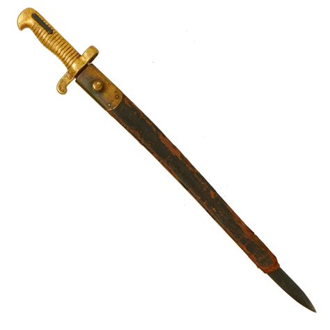 Original Us Civil War M1855 Style Yataghan Saber Bayonet