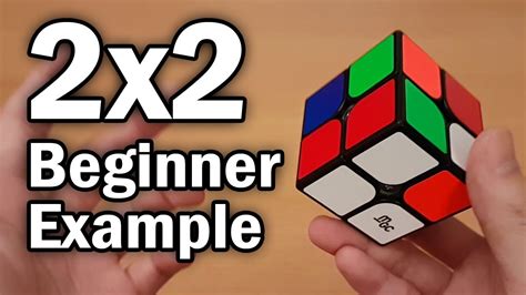 2x2 Rubiks Cube Beginner Method Examplewalkthrough Solve Youtube