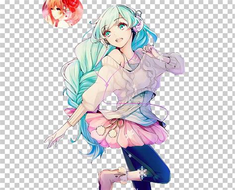Anime Hatsune Miku Vocaloid Rendering Png Clipart Anime Art Artwork