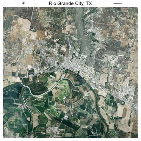Aerial Photography Map Of Rio Grande City Tx Texas