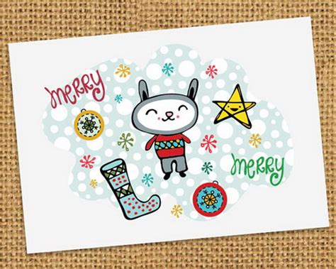 40 Free Printable Christmas Cards Hative