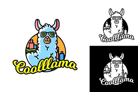 Cool Llama Mascot And Esport Logo Logo Design Logo Templates