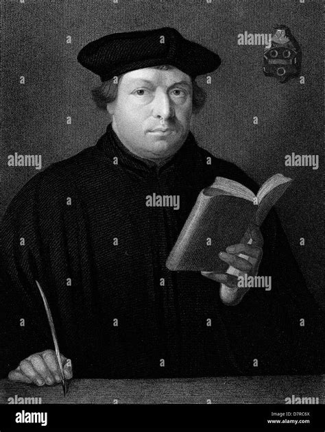 Martin Luther German Protestant Reformer 1830 Engraving Stock Photo