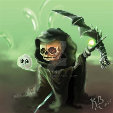 Little Grim Reaper By Kab Art On Deviantart