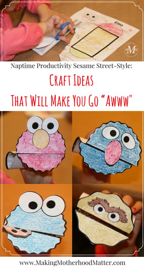 Sesame Street Puppet Craft That Will Make You Go A Sesame Street