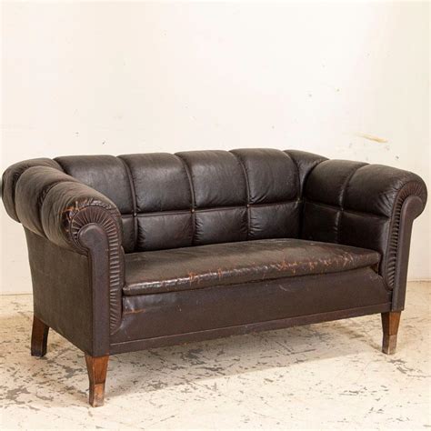If you're in the market for a vintage sofa, then you know how the term couch surfing can take on a whole new meaning—and not necessarily a relaxing one. Antique Vintage Brown Leather Sofa, Denmark