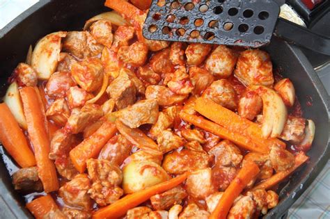 Recette porc sauté aux carottes et à lail