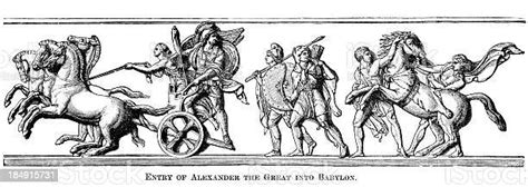 알렉산드로스 대제 입력 바빌론 알렉산더 대왕에 대한 스톡 벡터 아트 및 기타 이미지 알렉산더 대왕 과거 경외감 Istock