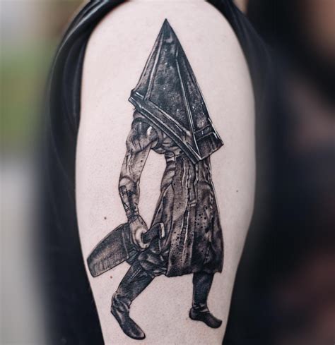 Nearly Completed Pyramid Head Tattoo Rsilenthill