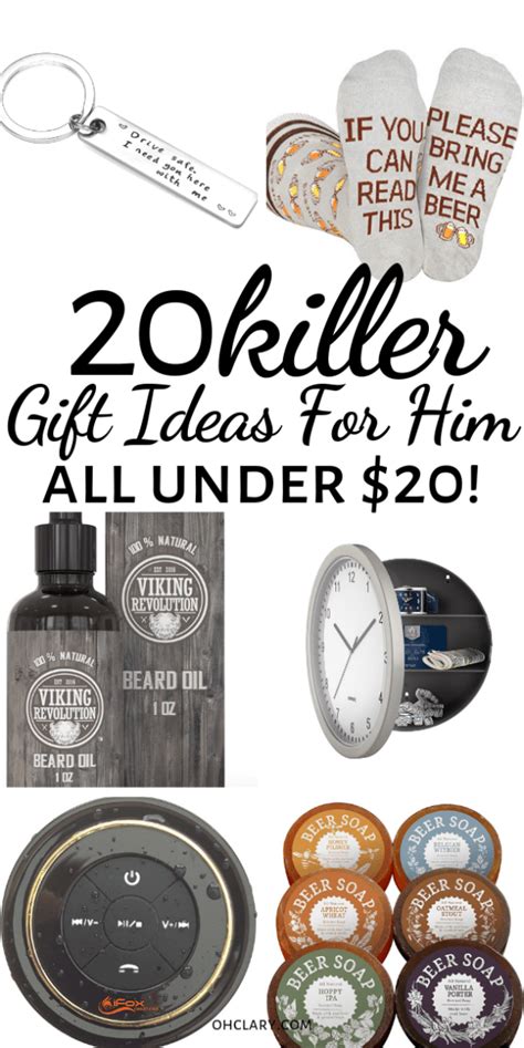 Maybe you would like to learn more about one of these? 20 Gifts for Him Under $20 That Will Rock His World ...