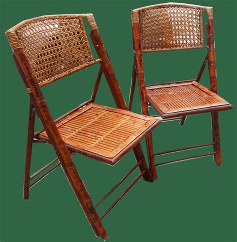 The folding chairs have a reinforced polypropylene plastic construction with a realistic rattan weave effect. Uhuru Furniture & Collectibles: Set of 2 Rattan Folding ...