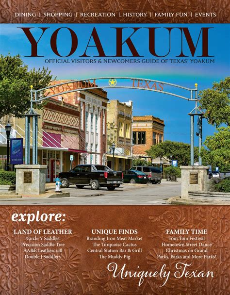 Yoakum Official Visitors And Newcomers Guide
