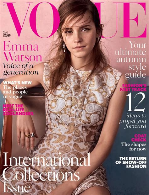 Emma Watson On The Cover Of Vogue Magazine Hawtcelebs