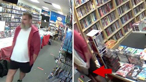 Ray Buffer Caught On Camera Stealing Comics From Store Video
