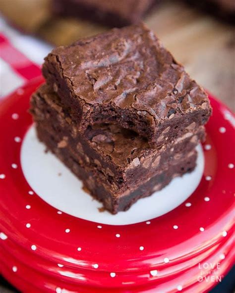 Easy Brownies Made With Cocoa Powder • Love From The Oven Cocoa