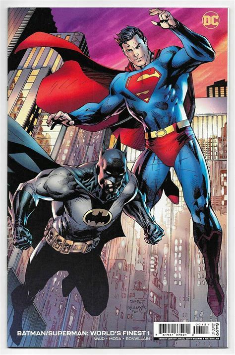 Batman Superman Worlds Finest #1 Cover B Jim Lee Card Stock Variant DC