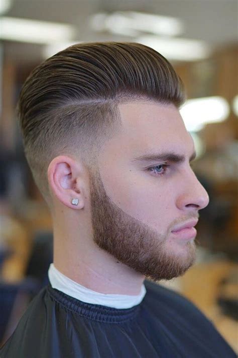 An undercut fade trades in that shaved area for a fade. Pin on Pompadour