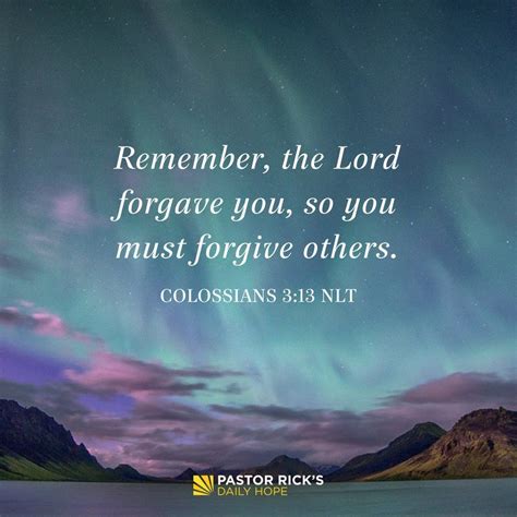 Forgive Because Youre Forgiven Pastor Ricks Daily Hope