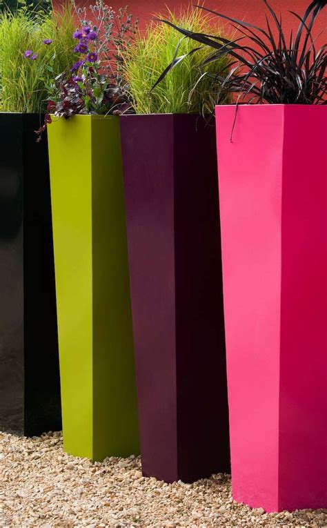 Pots à fleurs et jardinières design- 67 idées de déco extérieure | Tall