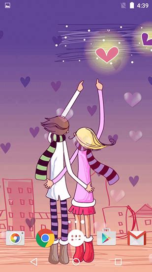 Descargar Cartoon Love Para Android Gratis El Fondo De Pantalla