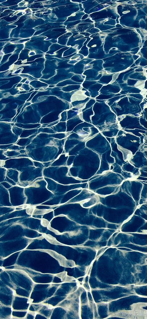 Vp75 Wave Art Water Sea Summer Cool Pattern Blue Dark Via