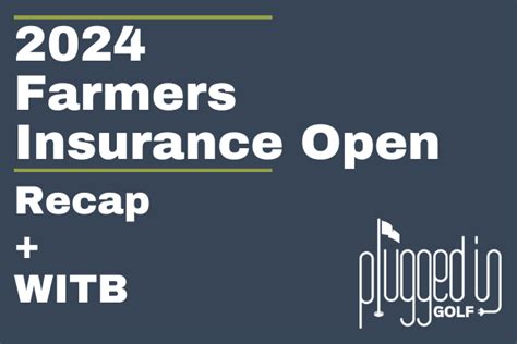 The 2024 Farmers Insurance Open Recap Plugged In Golf