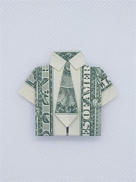 Dollar Money Origami Shirt And Tie Etsy