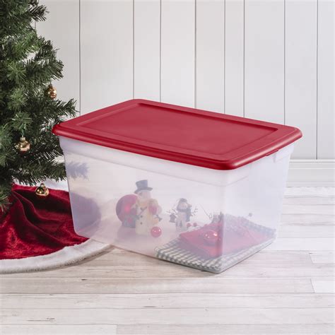 Sterilite, 58 Qt./55 L Storage Box, Christmas Assorted  Walmart.com
