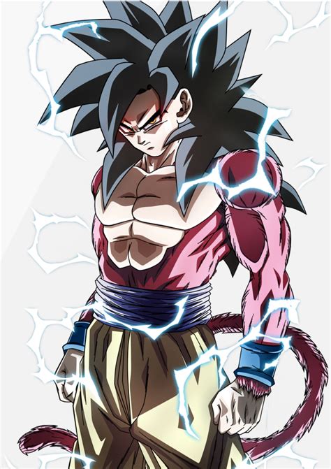 Goku ssj4 transformation(original dbgt episode). Dragon Ball Fighterz Goku Gt Ssj4
