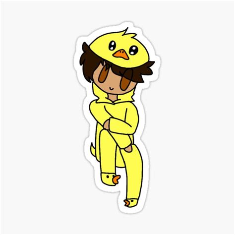 Skeppy Duck Sticker By Onethyfox Redbubble