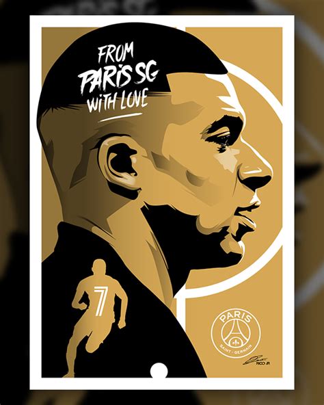 Psgs Neymar Messi MbappÉ Poster Art Football On Behance