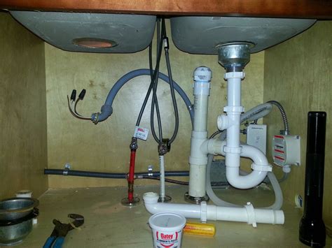 So, remove the bottom cover of your disposer and see if any wires are. My Future Past: A day in the life: installing a garbage ...